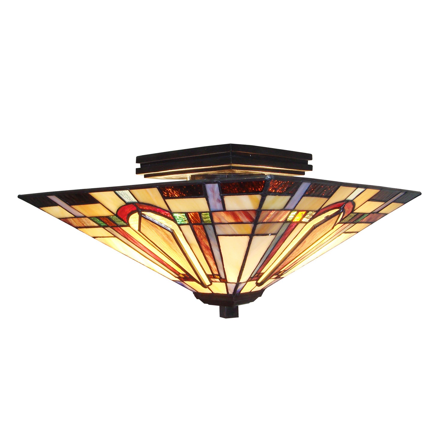 Sinofila Tiffany Semi-Flush lamp, JS1404