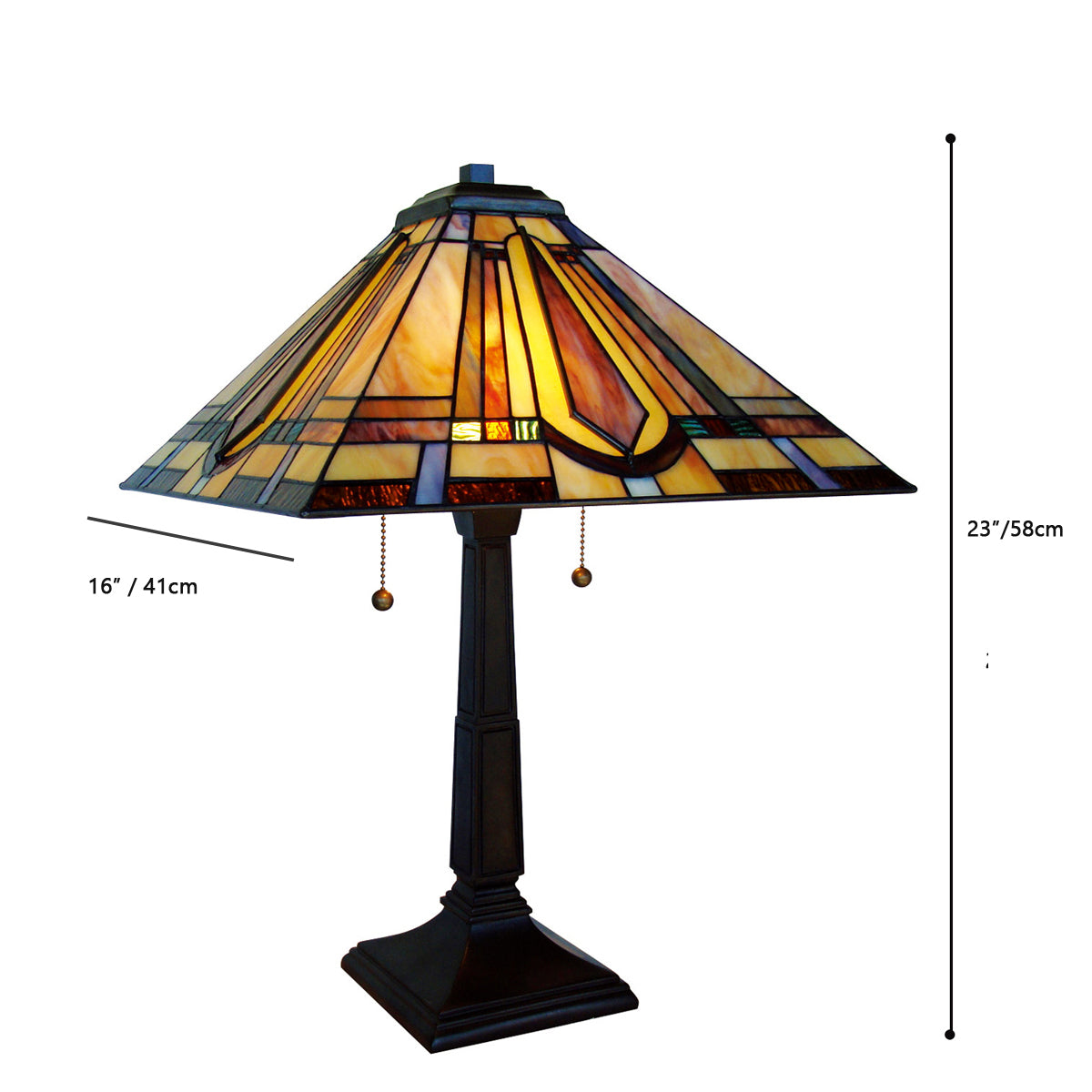 Aquila Tiffany Table Lamp, 16 by 23-Inch, JM1604
