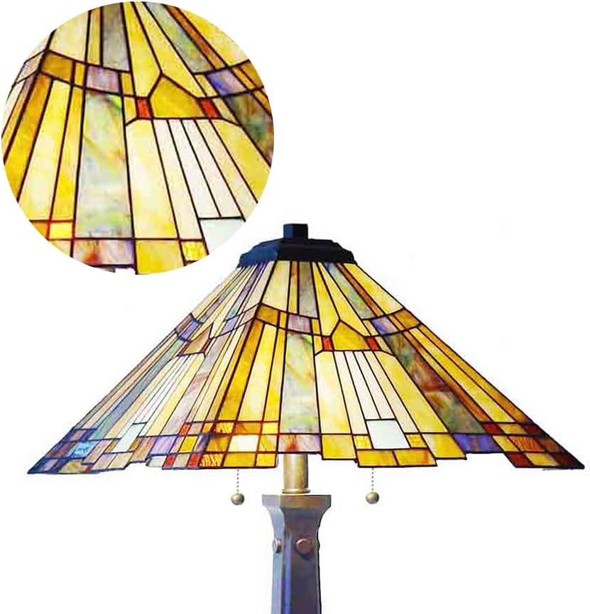 Palma Mission Style Tiffany Table Lamp, JM1628
