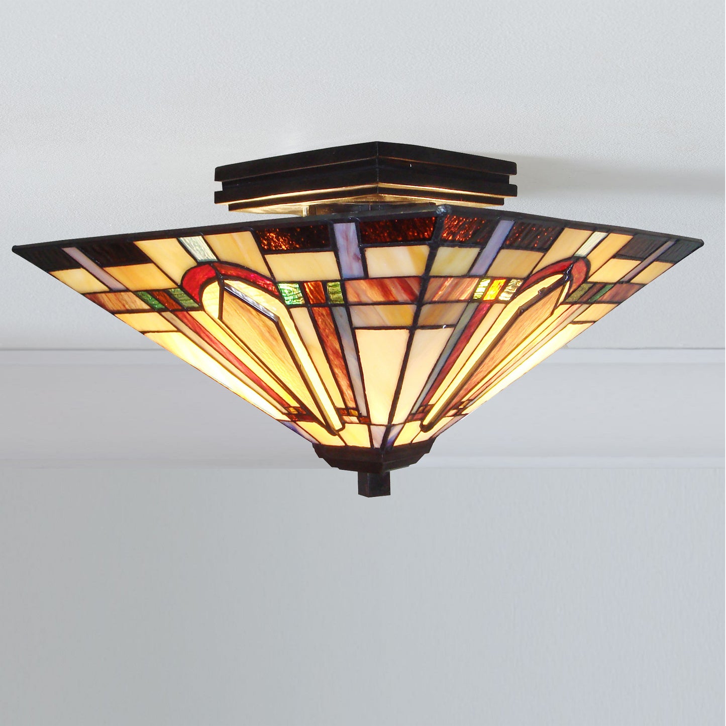 Sinofila Tiffany Semi-Flush lamp, JS1404