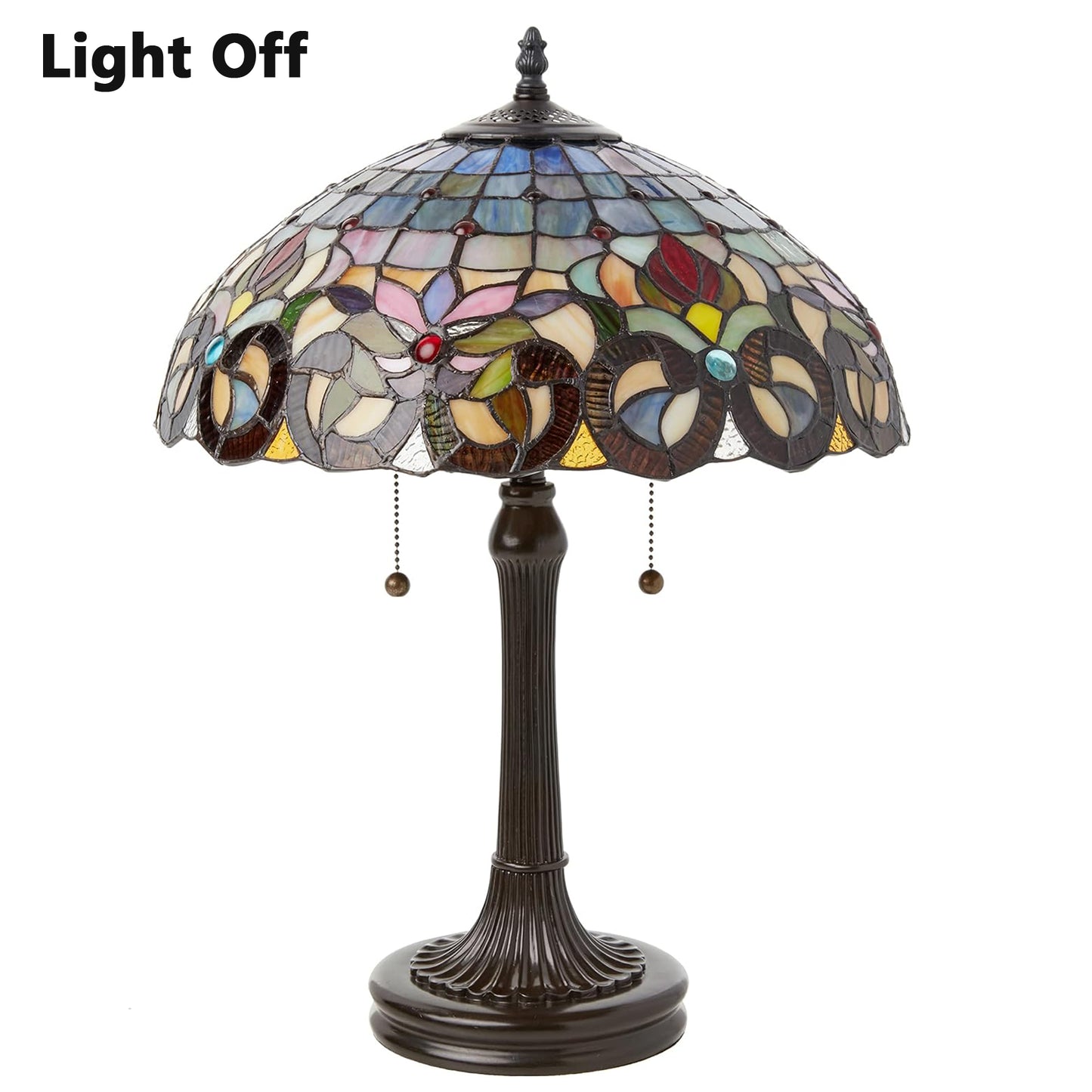Trieste Tiffany Style Stained Glass Table Lamp, JT1684