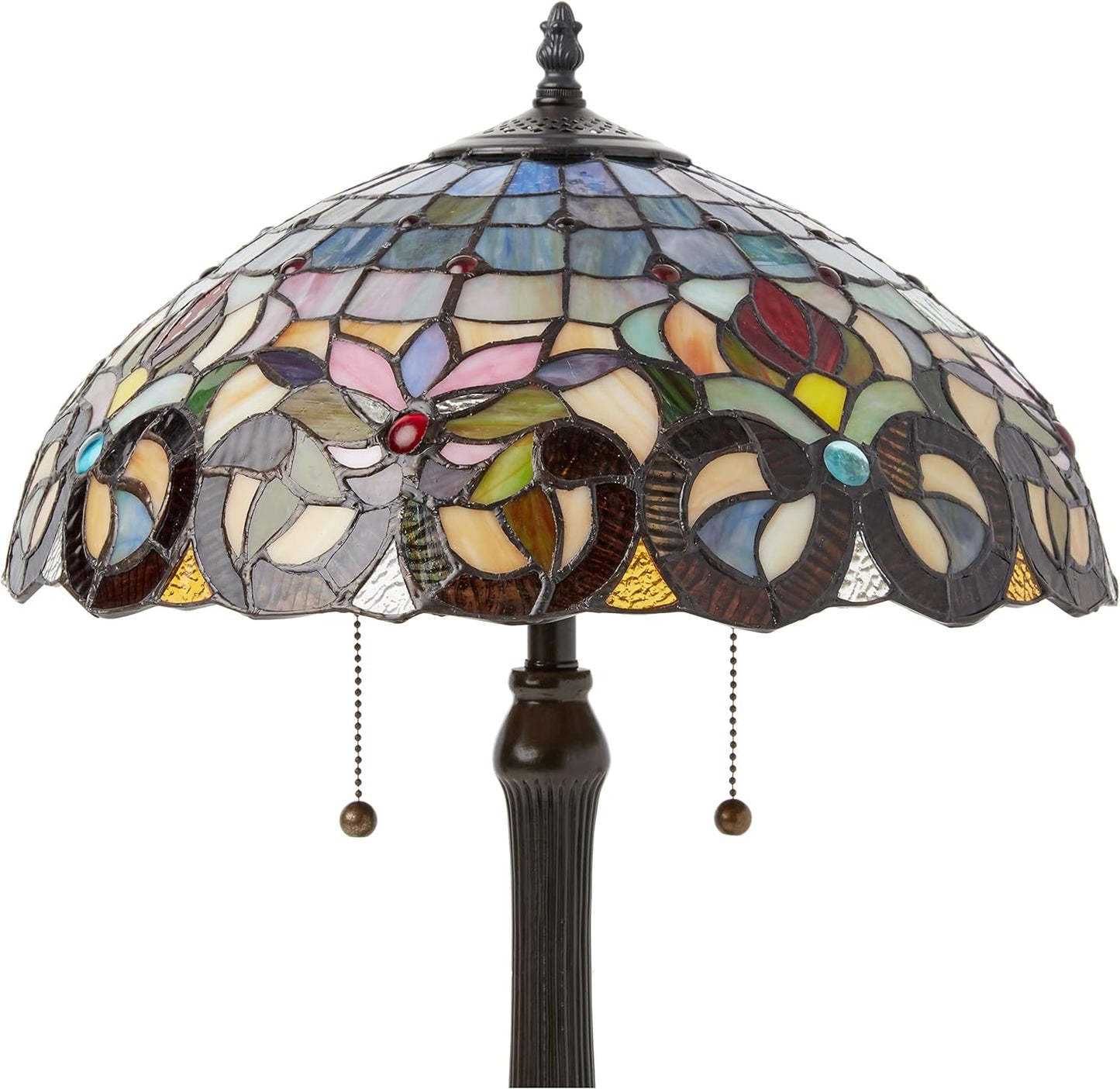 Trieste Tiffany Style Stained Glass Table Lamp, JT1684