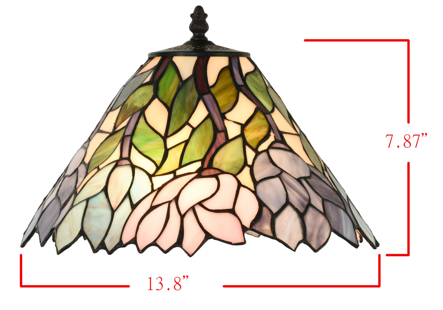 Azalea Stained Glass Table Lamp, KT1408
