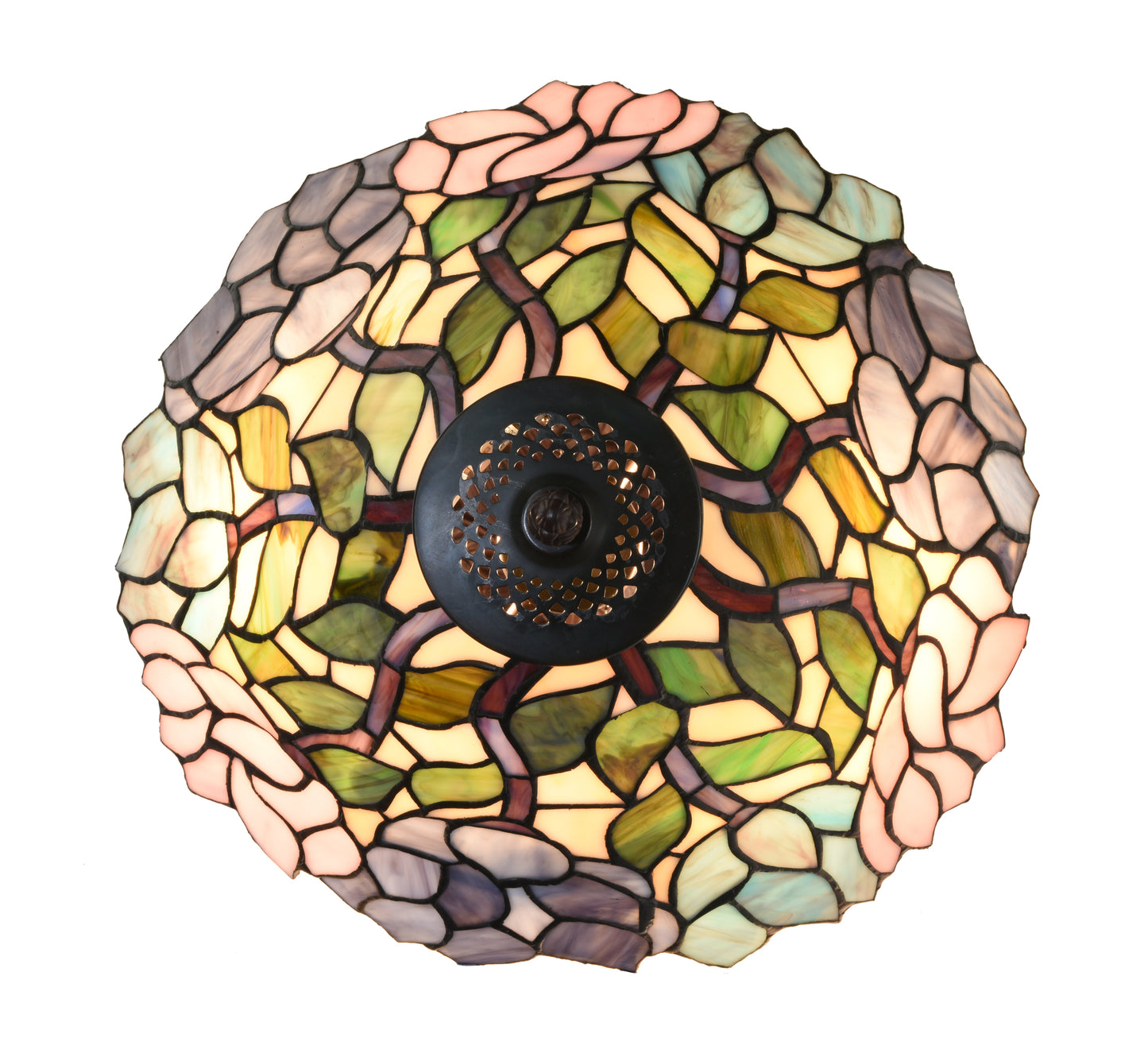 Azalea Stained Glass Table Lamp, KT1408