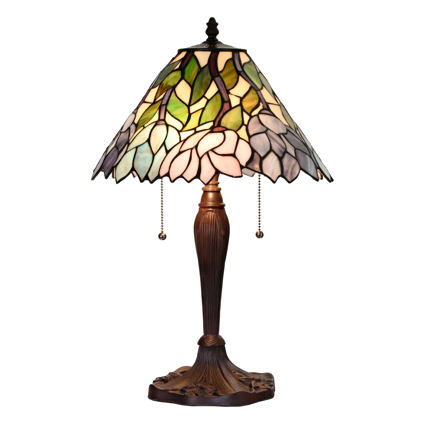Azalea Stained Glass Table Lamp, KT1408