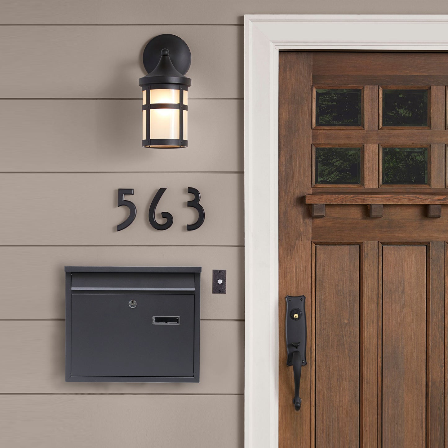 Ultimate Secure Wall Mounted Locking Steel Mailbox, MA08