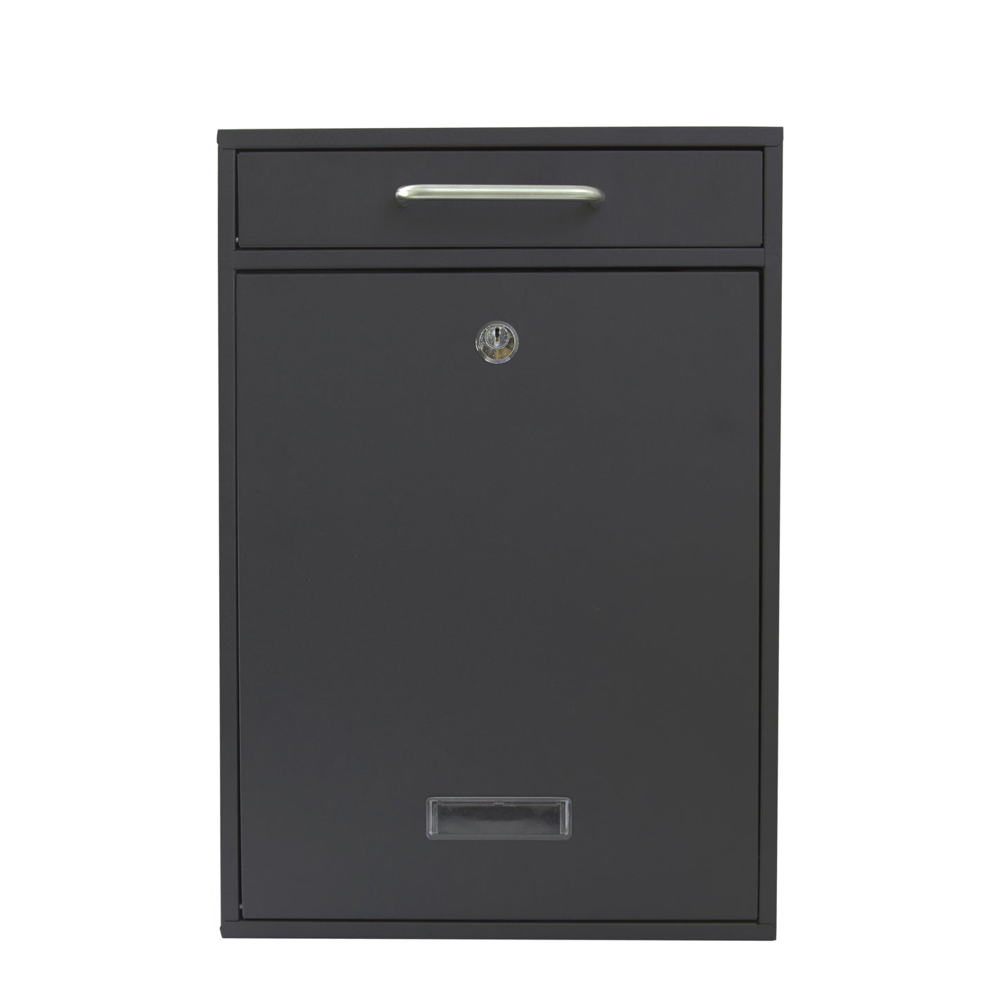 Valencia Wall Mounted Mailbox, Black Sand Grain, MA36a