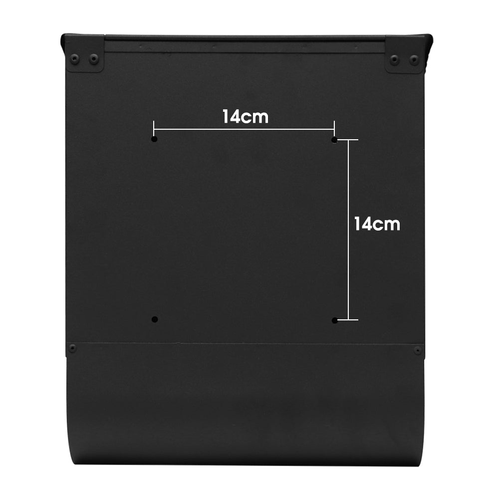 Ultimate Secure Wall Mounted Locking Steel Mailbox, MD10