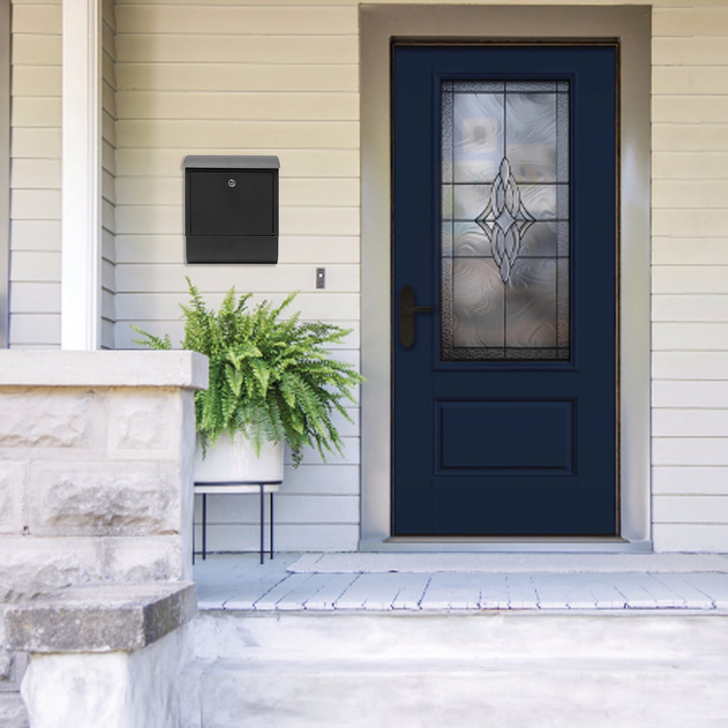 Ultimate Secure Wall Mounted Locking Steel Mailbox, MD10