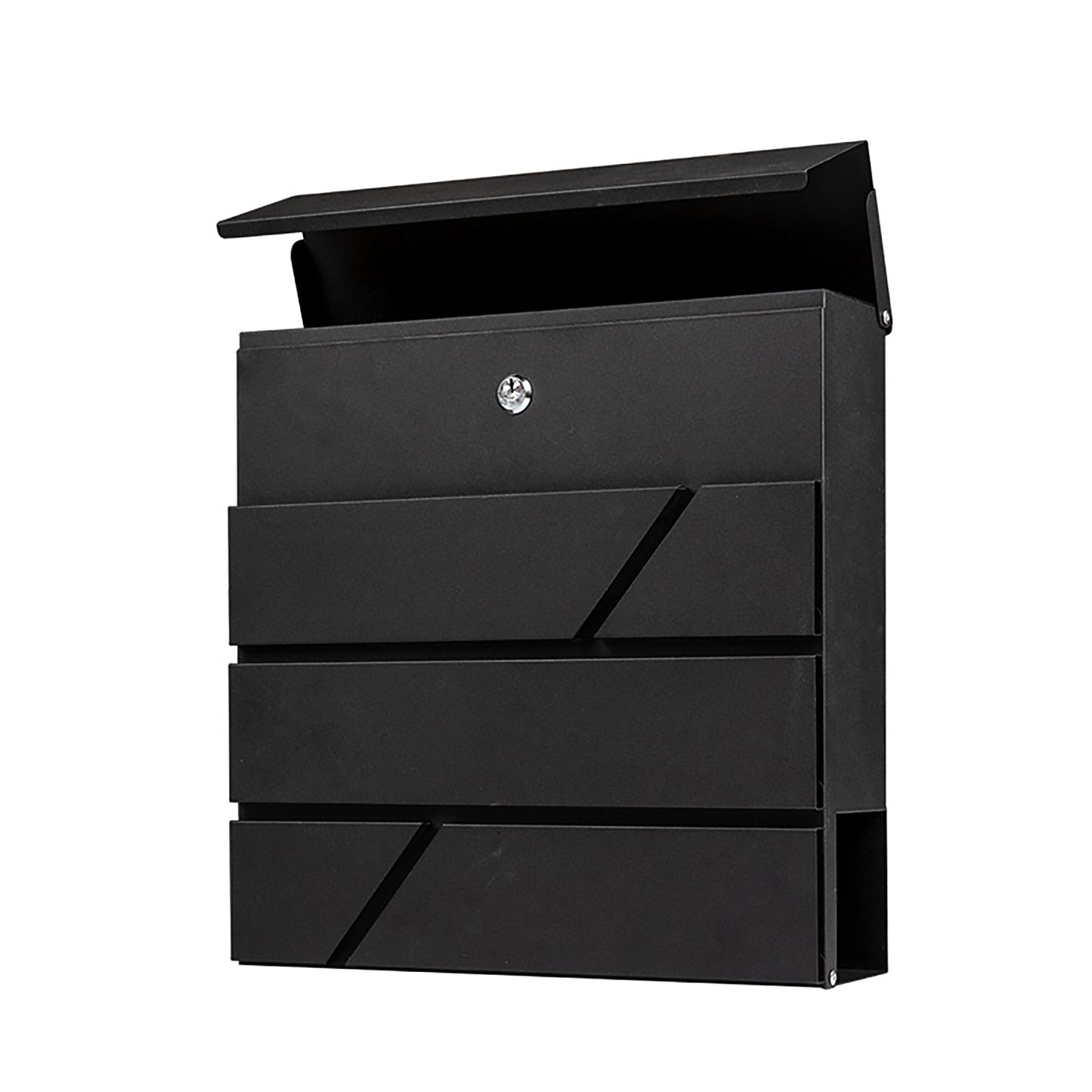 Caspan Wall Mount Mailbox, Large Capacity, Waterproof & Rust-Proof, MD25