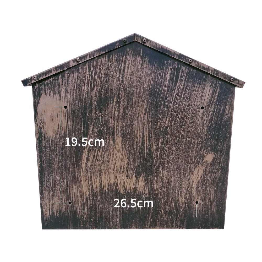 Messino Outdoor Secure Wall Mounted Locking Steel Mailbox, ME02