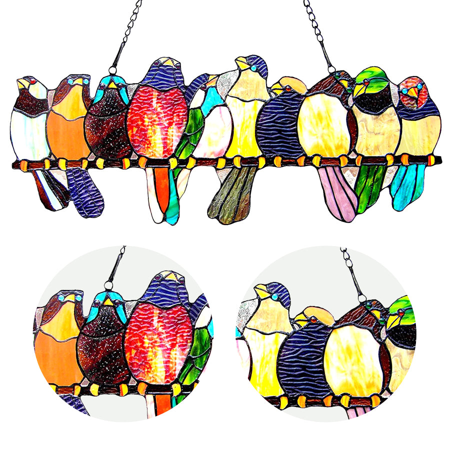 Songbirds Glass Panel, P102