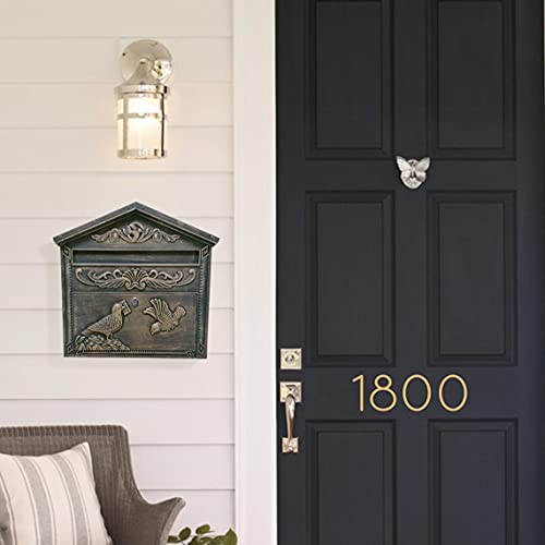 Messino Outdoor Secure Wall Mounted Locking Steel Mailbox, ME02