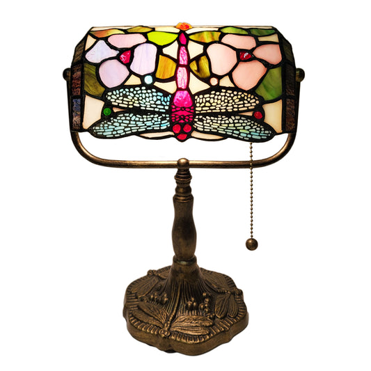 Stained Glass Dragonfly Table Lamp, B929