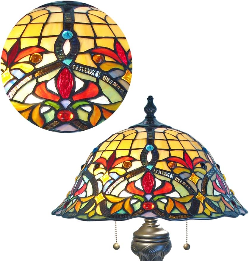 Dianthus Tiffany Floral Table Lamp, JT1620