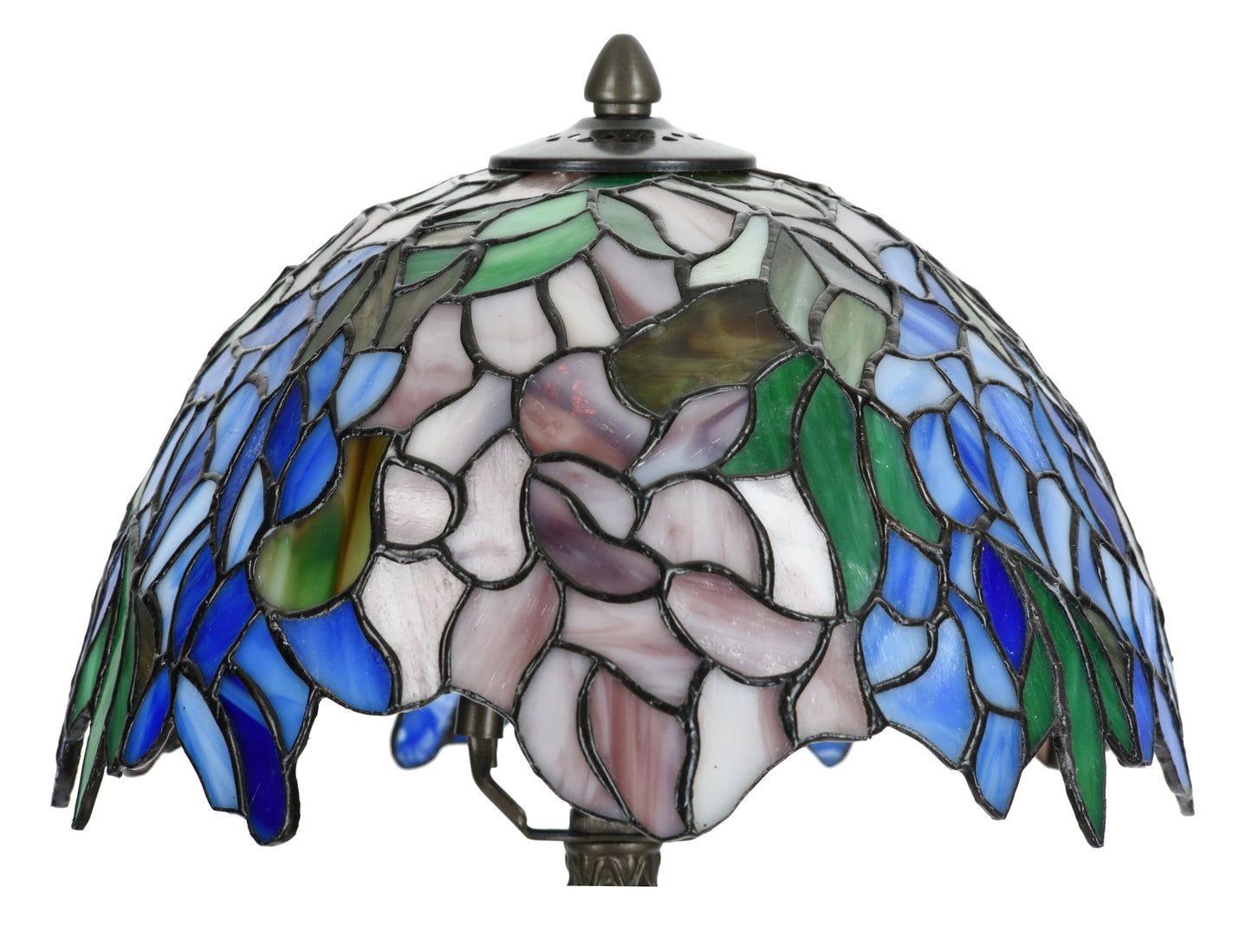Hyacinth Tiffany Stained Glass Bedside Table Lamp, KT1012