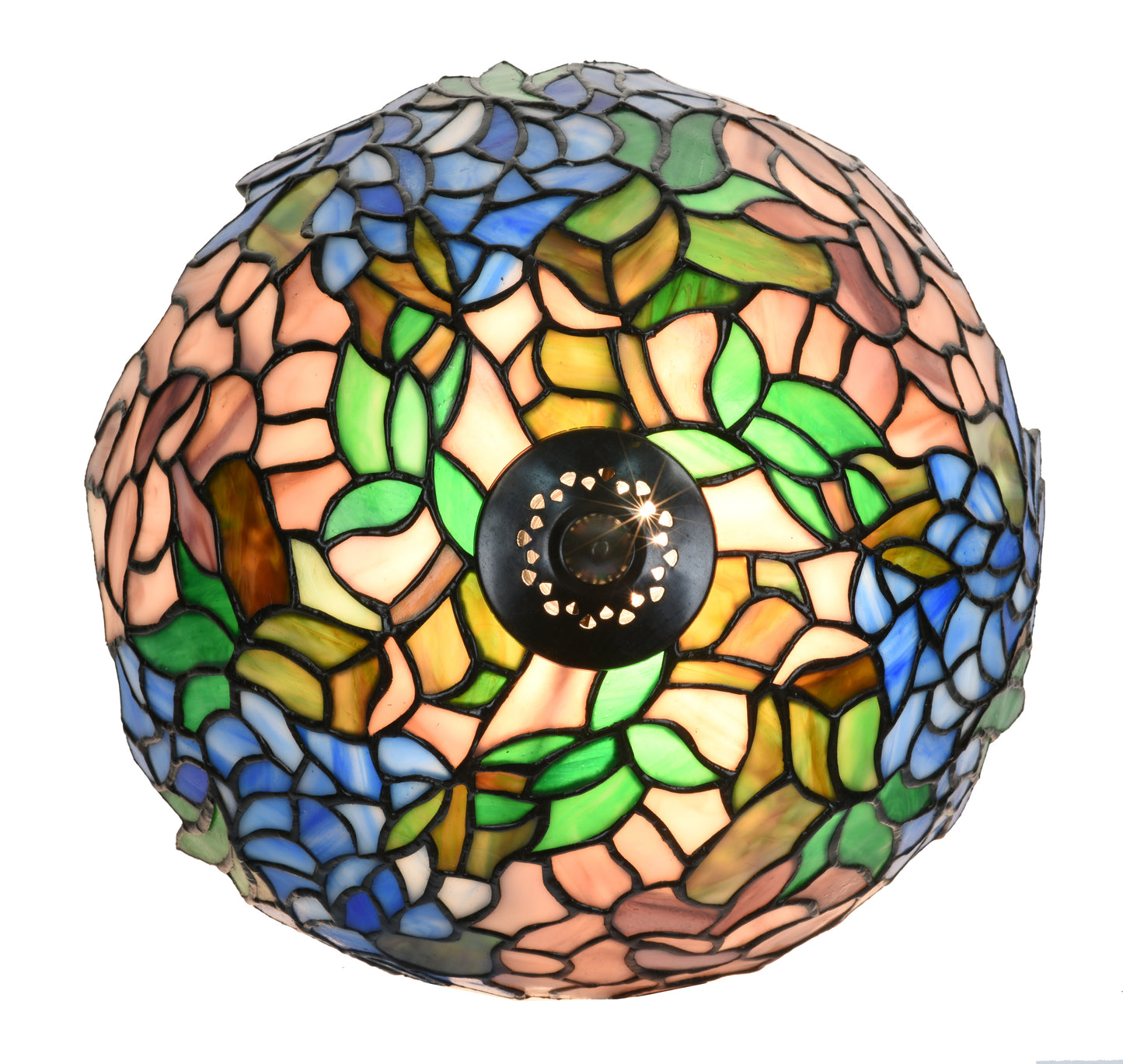 Hyacinth Tiffany Stained Glass Bedside Table Lamp, KT1012