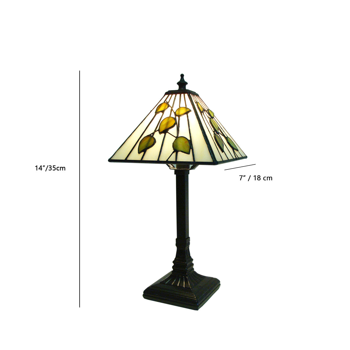 Gardenia Mini Tiffany Table Lamp, M817