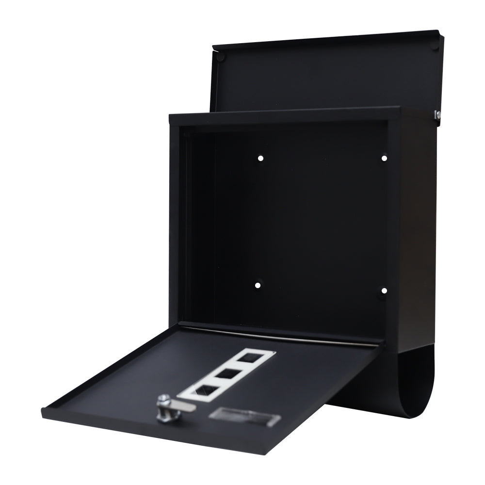 Ultimate Secure Wall Mounted Mailbox, Waterproof Rust-Proof Metal, MD01