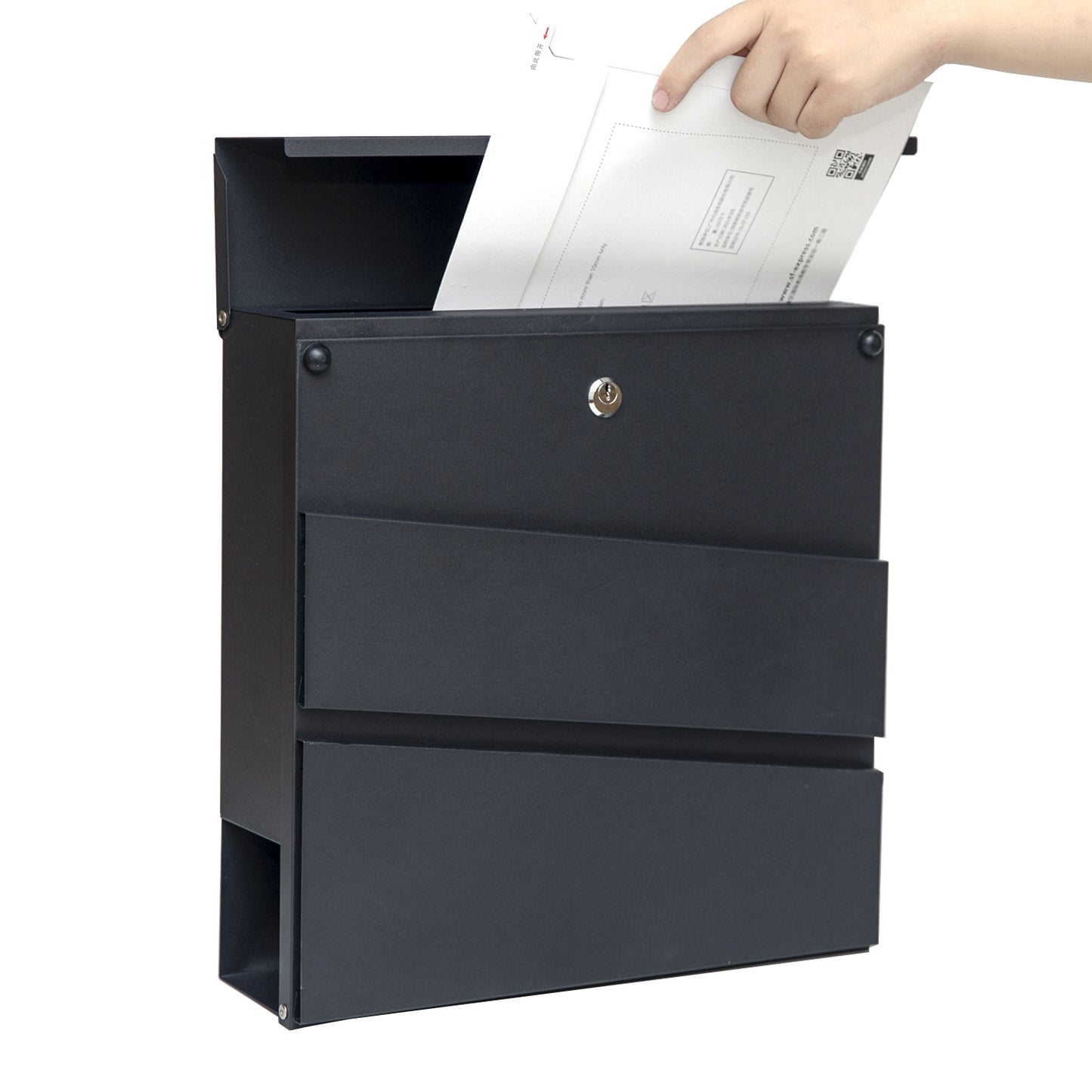 Wall Mounted Locking Steel Mailbox, MD02