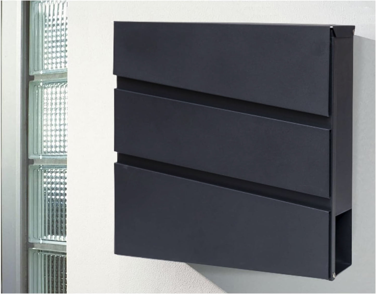 Wall Mounted Locking Steel Mailbox, MD02