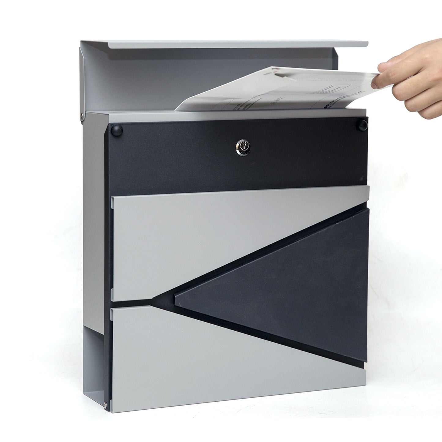 Wall Mounted Locking Steel Mailbox, MD21