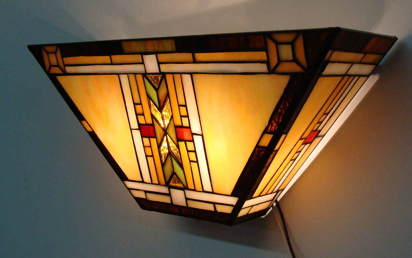 Fine Art Lighting MW1683 131 Glass Cuts Tiffany Wall Sconce, 16 x 7 x 4
