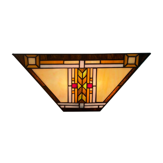 Fine Art Lighting MW1683 131 Glass Cuts Tiffany Wall Sconce, 16 x 7 x 4