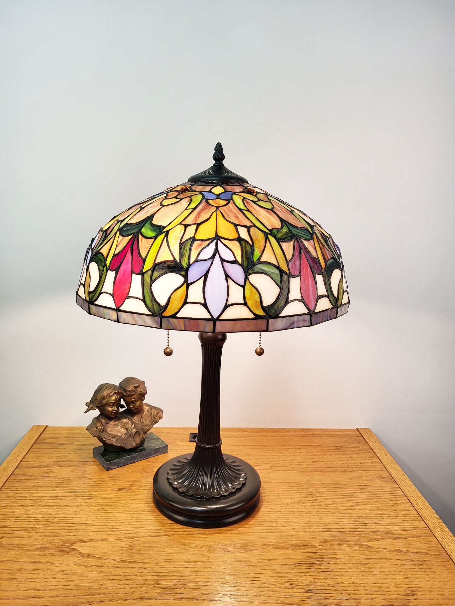 Tiffany Style Floral Table Lamp 23", T1638