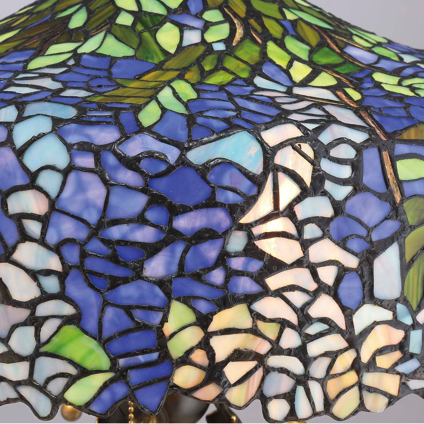 Wisteria Stained Glass Table Lamp, T1990